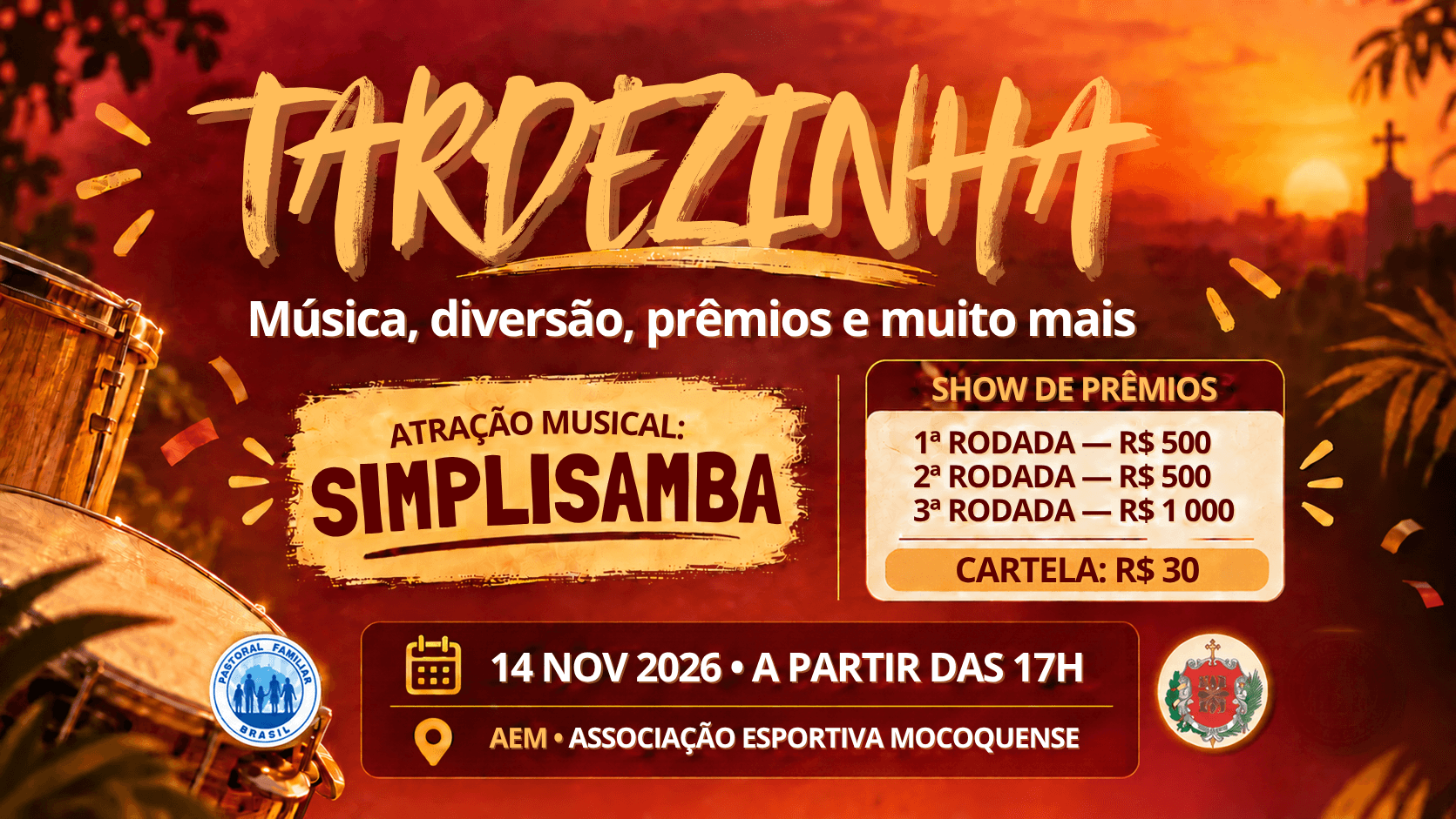 convite do evento